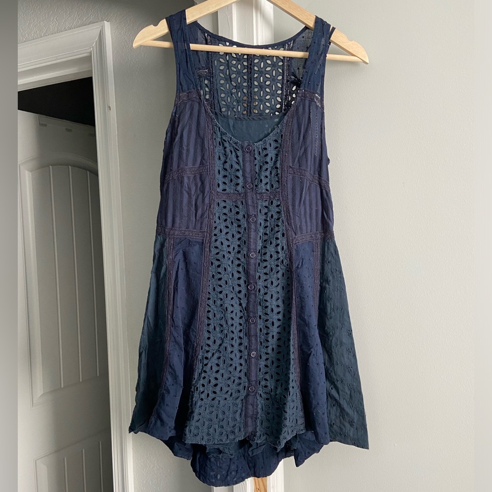 Rare FP eyelet corset dress